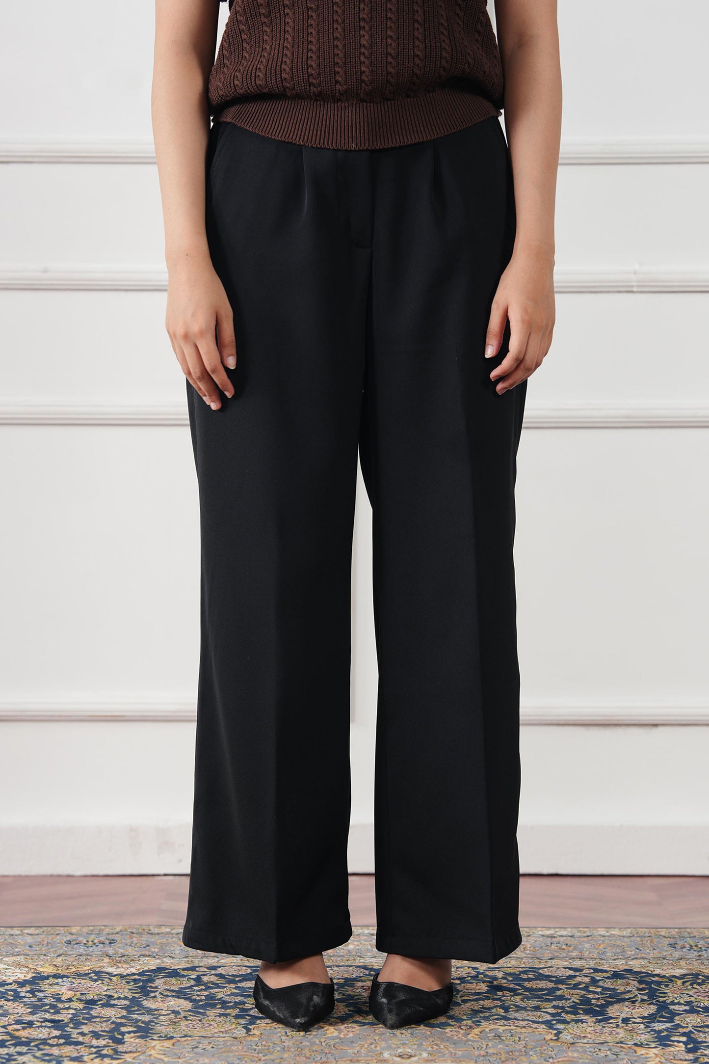 Straight Pleated Pant (WDP-03)