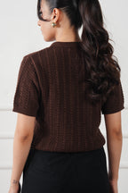 Cable Knit Polo Shirt (WKP-02)