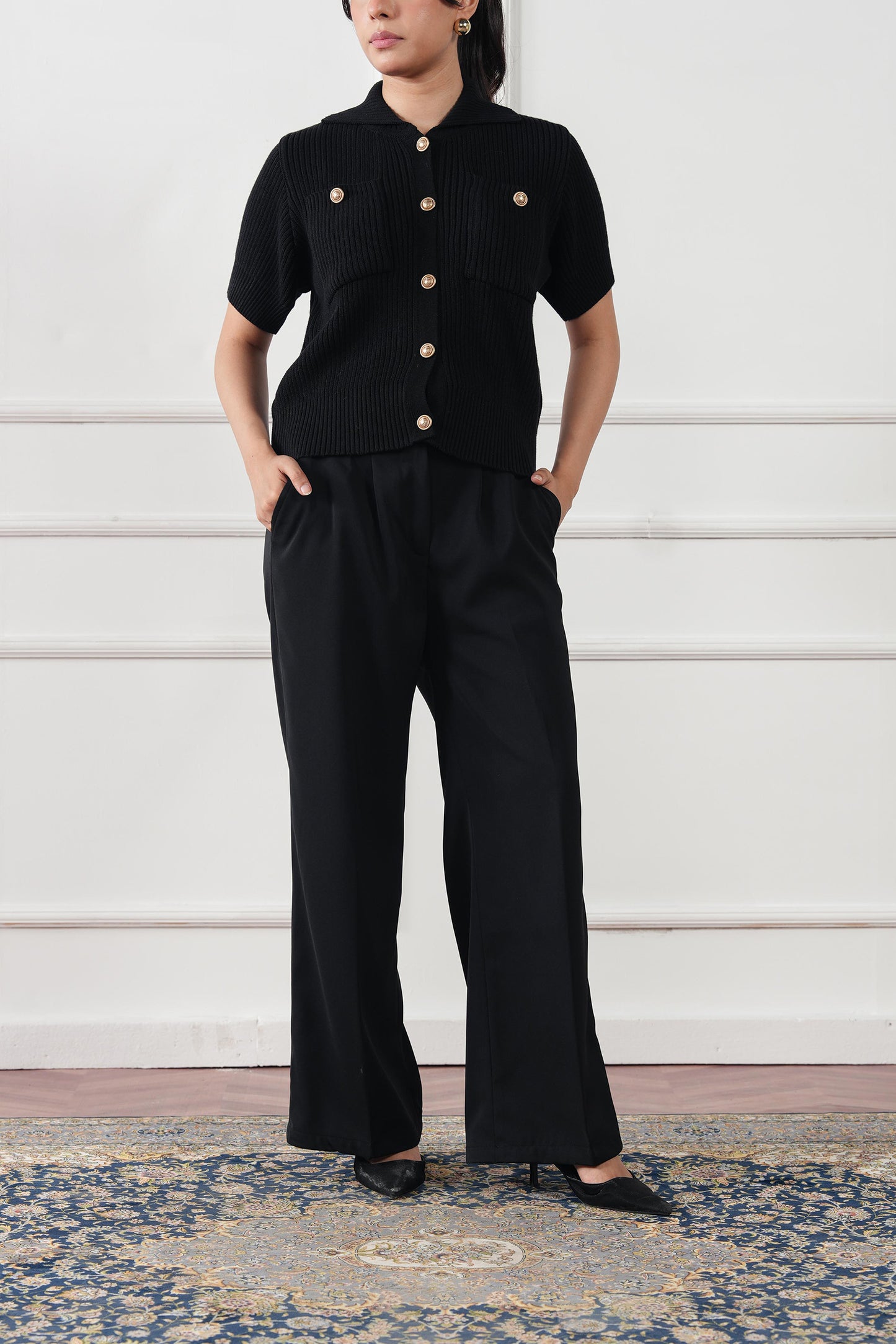 Ribbed Knit Cardigan (WKB-04)