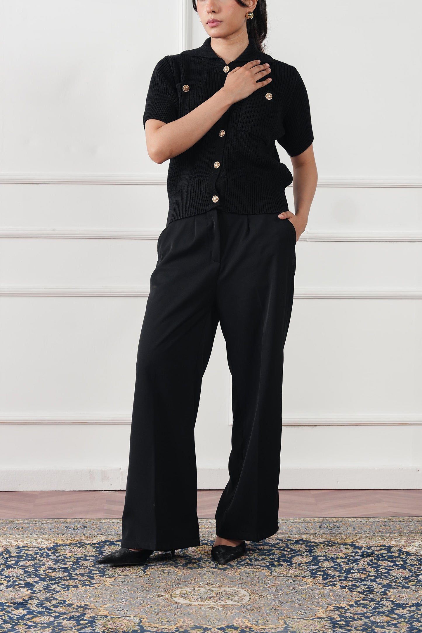 Ribbed Knit Cardigan (WKB-04)