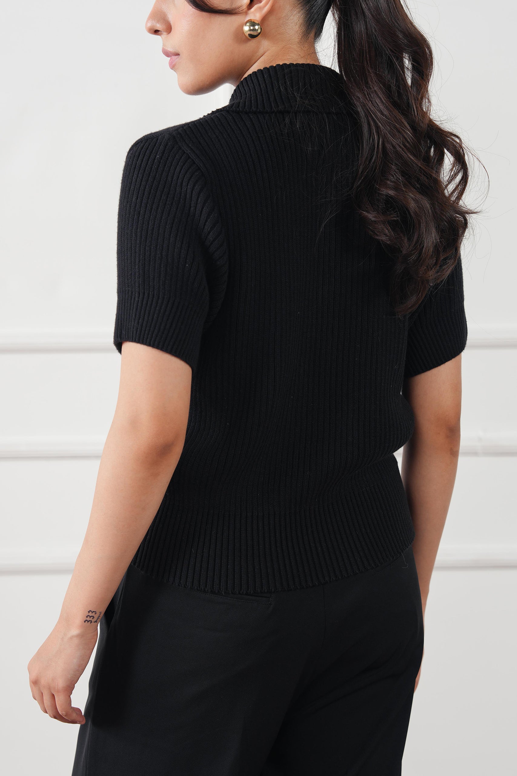 Ribbed Knit Cardigan (WKB-04)