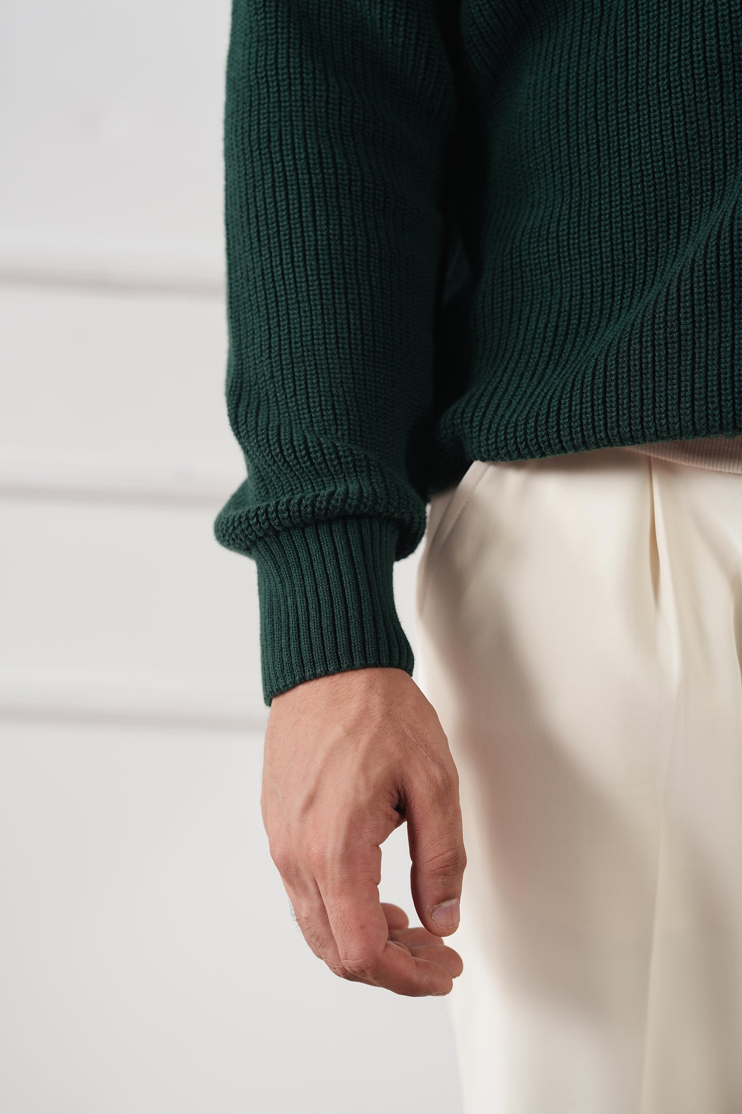 Full Zip Knit Sweater (MKZ-04)