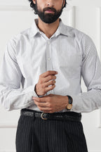 Striped Regular Fit Shirt (MCS-01)