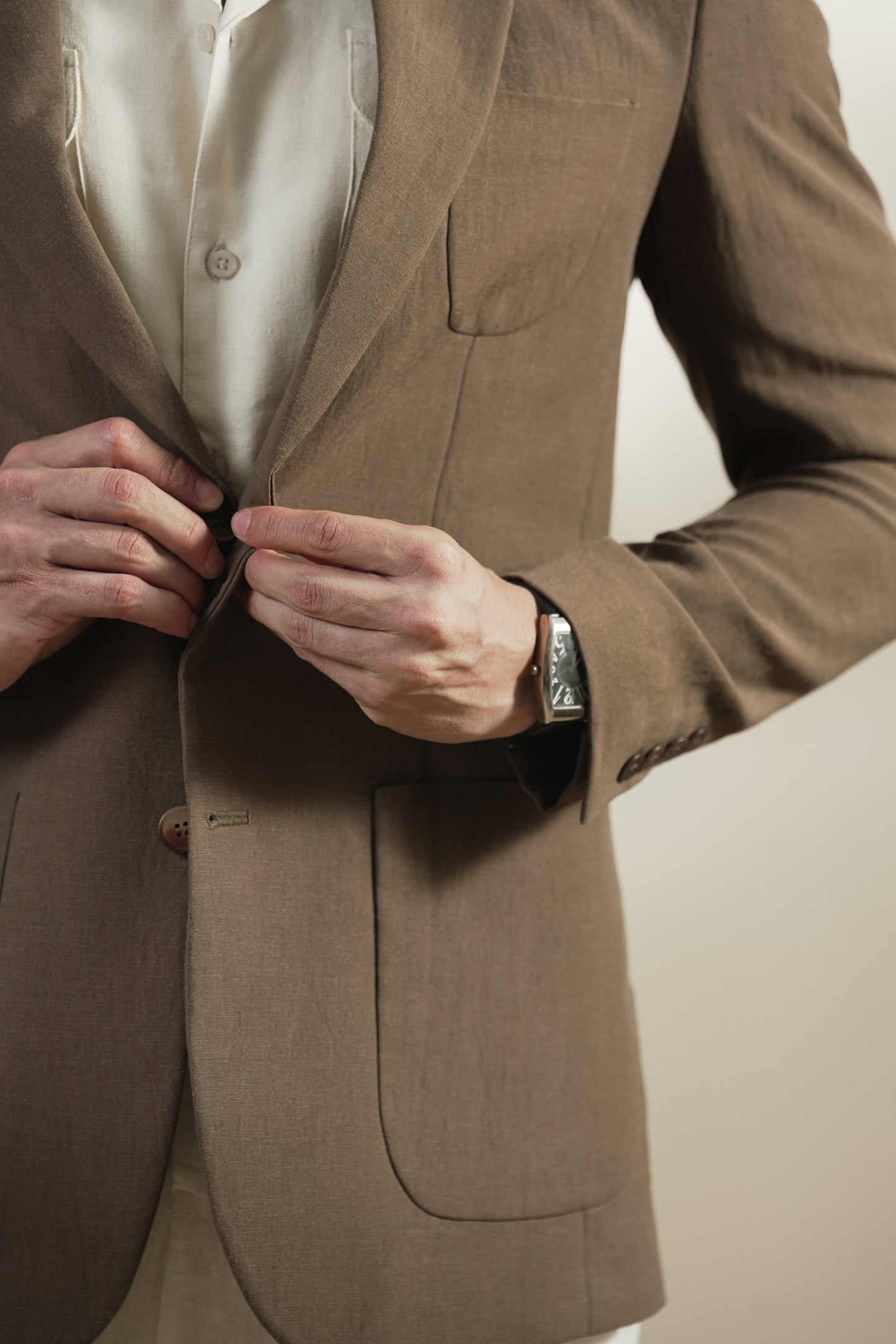 Tailored Linen Blazer (MLB-01)