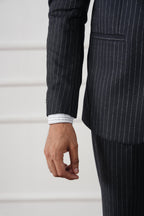 Signature Pinstripe Blazer (MWC-06)