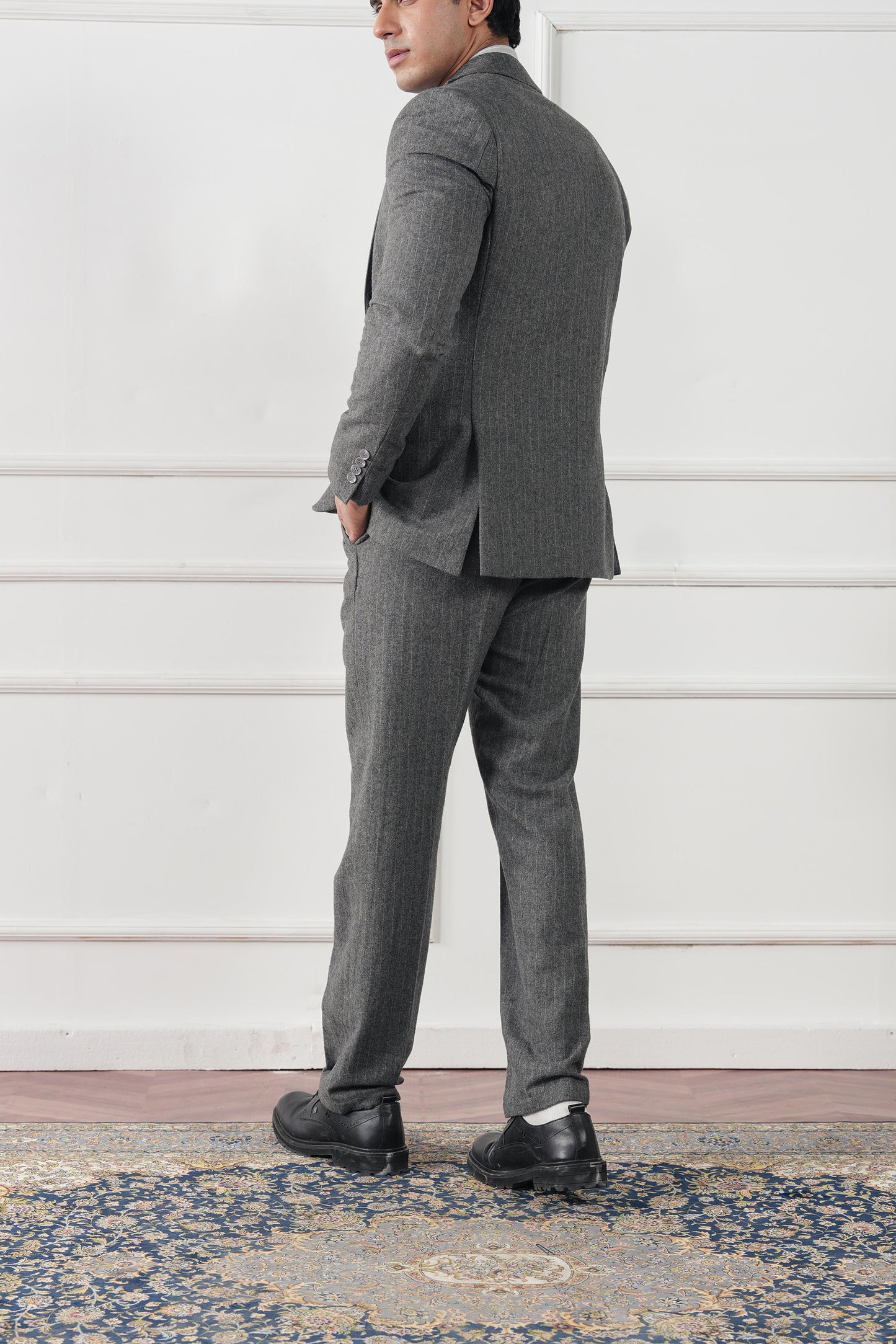 Signature Pinstripe Blazer (MWC-05)