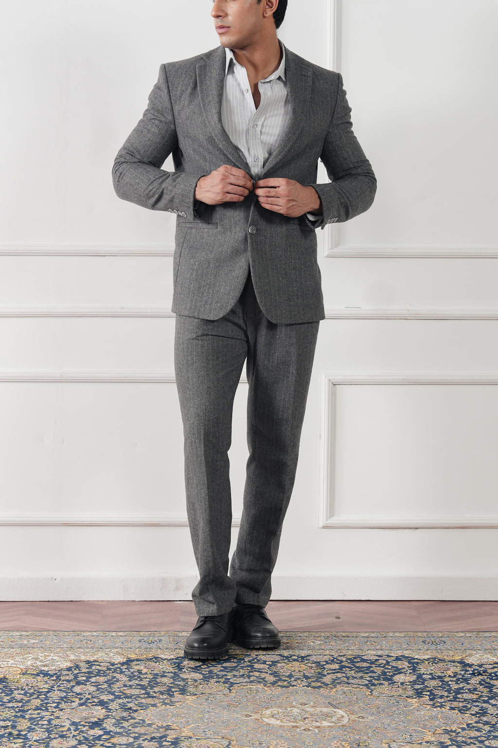 Signature Pinstripe Blazer (MWC-05)