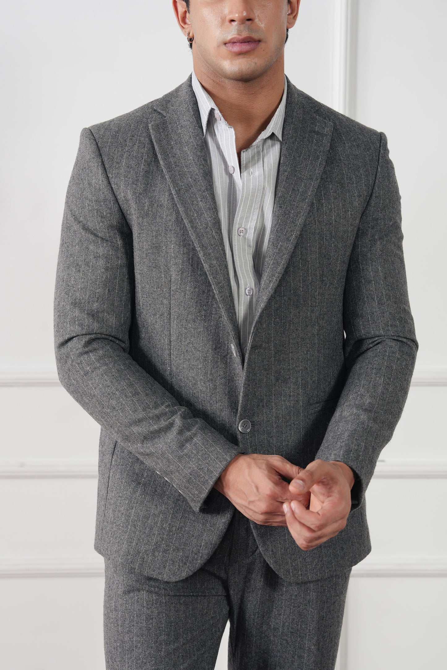 Signature Pinstripe Blazer (MWC-05)