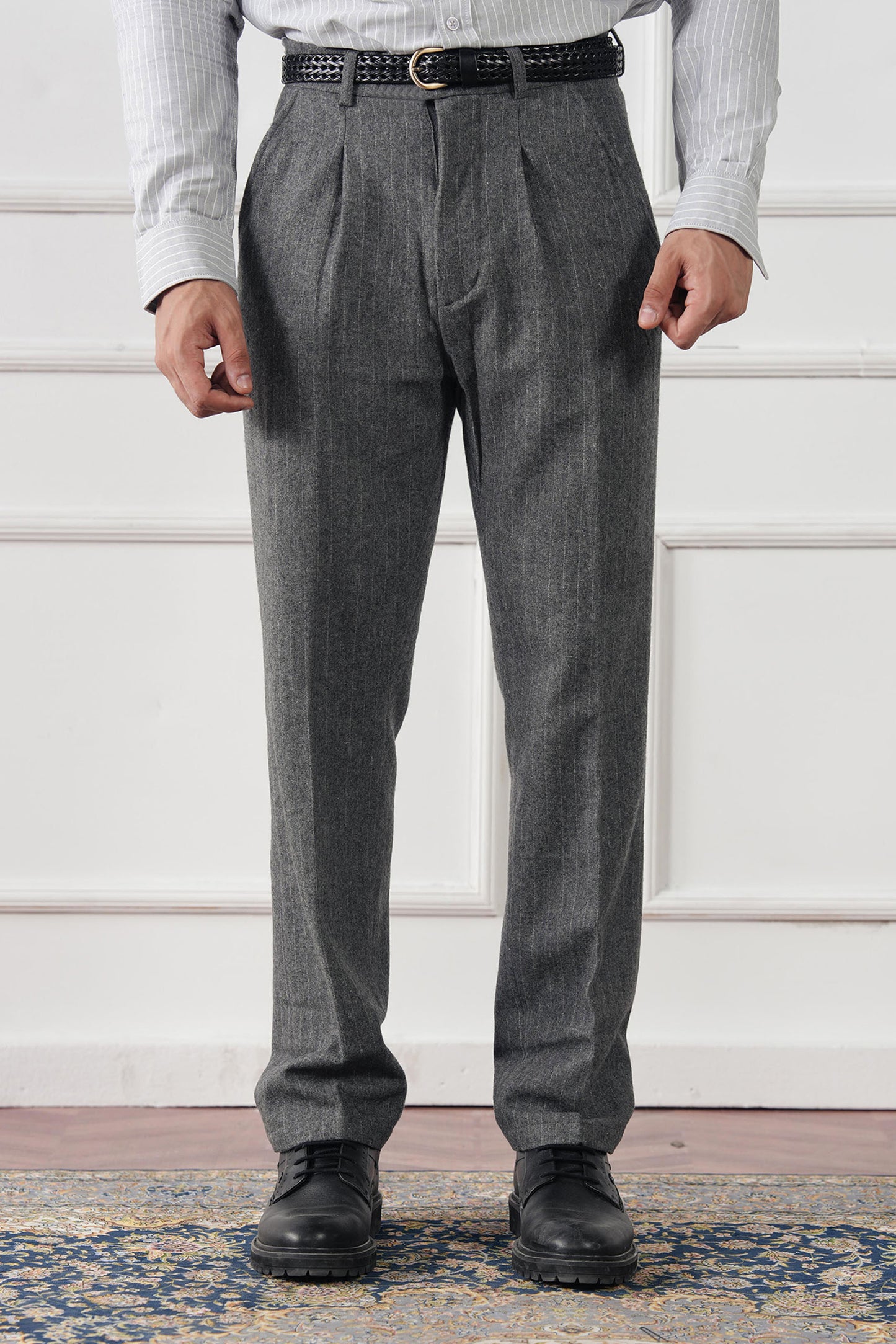 Pinstripe Wool Pant (MDP-01)