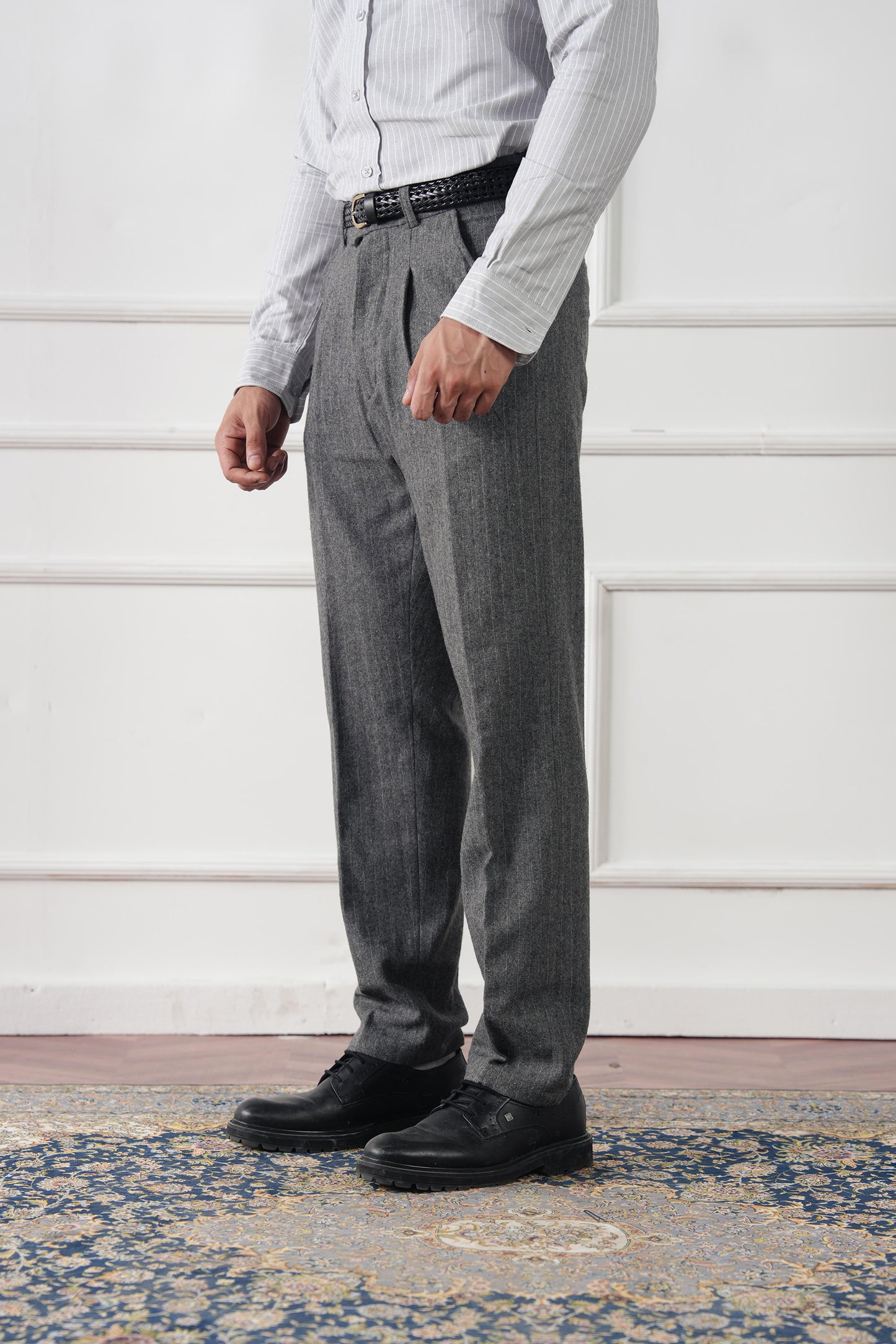 Pinstripe Wool Pant (MDP-01)