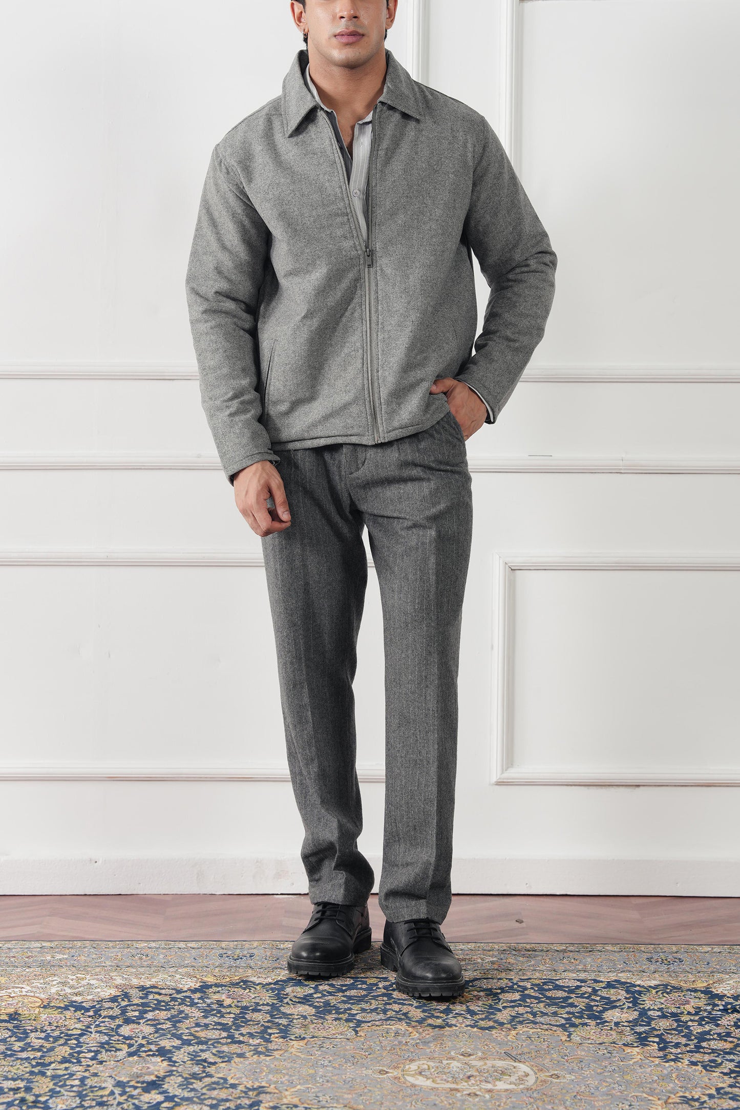 Striped Regular Fit Shirt (MCS-06)