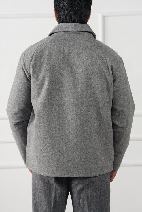 Ash grey Jacket for Men