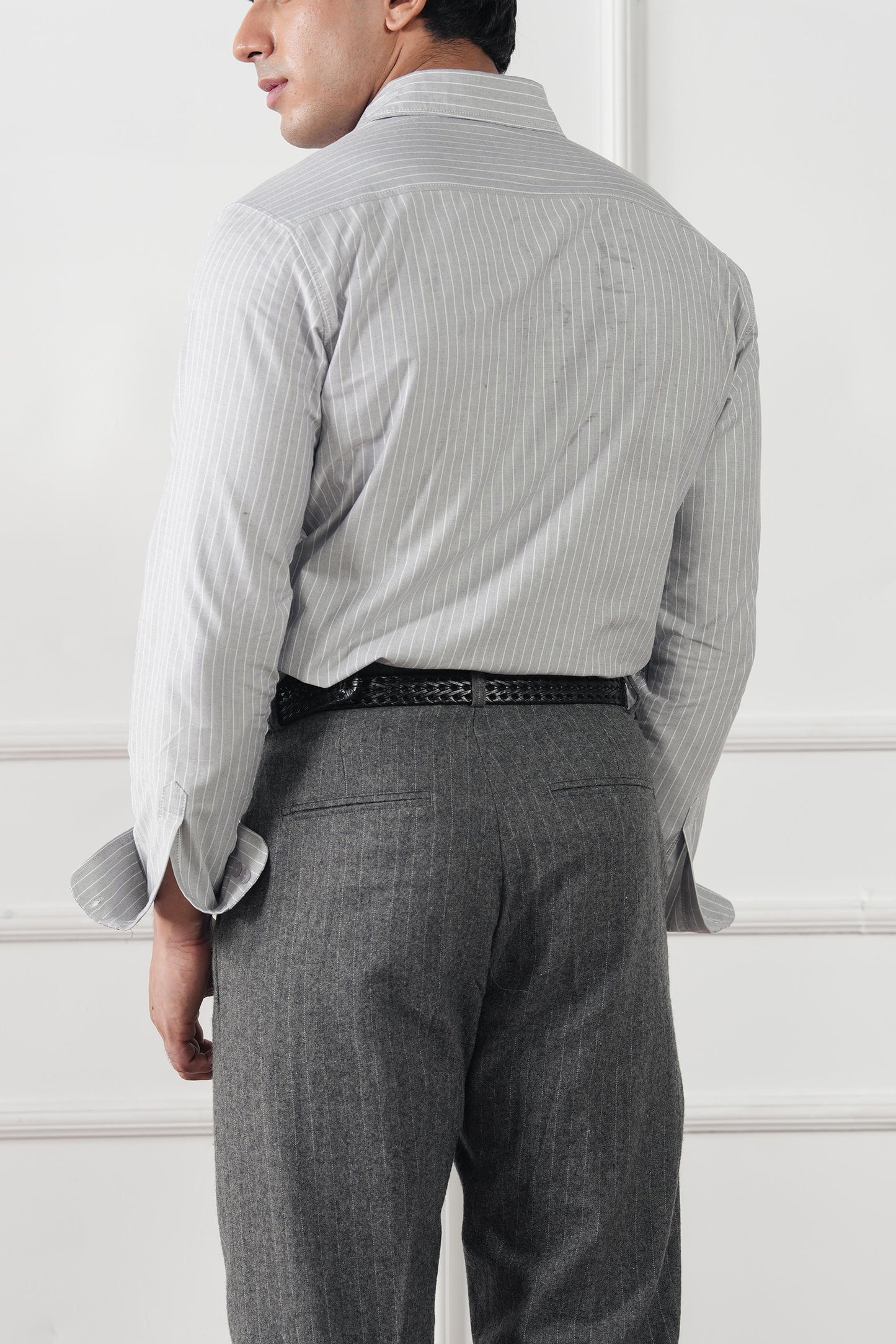 Striped Regular Fit Shirt (MCS-06)
