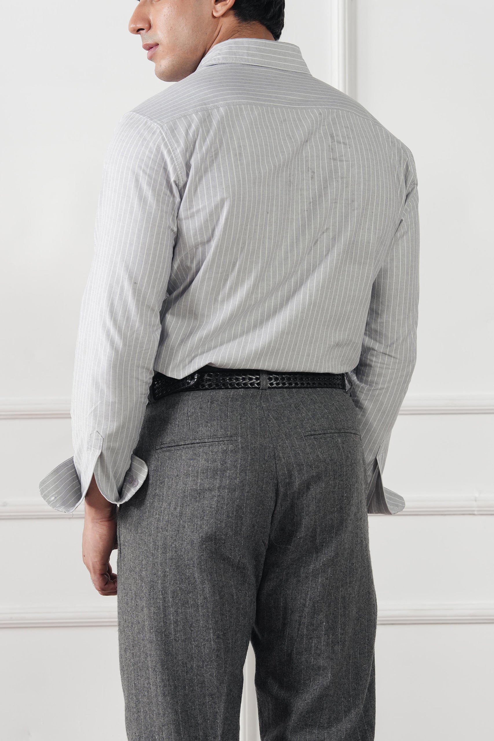 Striped Regular Fit Shirt (MCS-06)