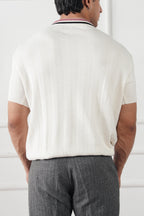 Textured Knit Polo Shirt (MKP-16)