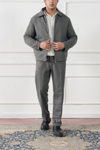 Pinstripe Wool Jacket (MWJ-08)