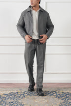 Pinstripe Wool Jacket (MWJ-08)