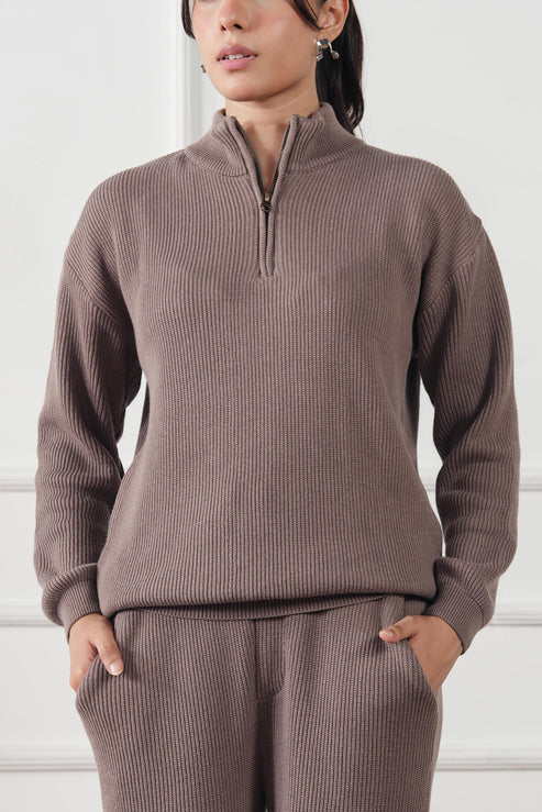 Hazelwood brown Sweatshirt for Women