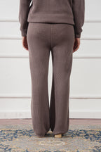 Ribbed Knit Straight Trouser (WKT-01)