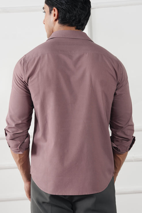 Mauve pink Casual Shirt for Men
