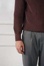Quarter Zip Knit Sweater (MKZ-03)