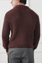 Quarter Zip Knit Sweater (MKZ-03)