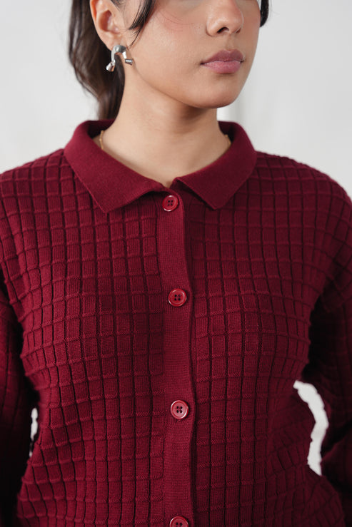 Imperial red Sweater for Women