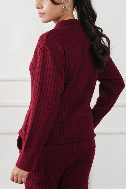 Imperial red Sweater for Women