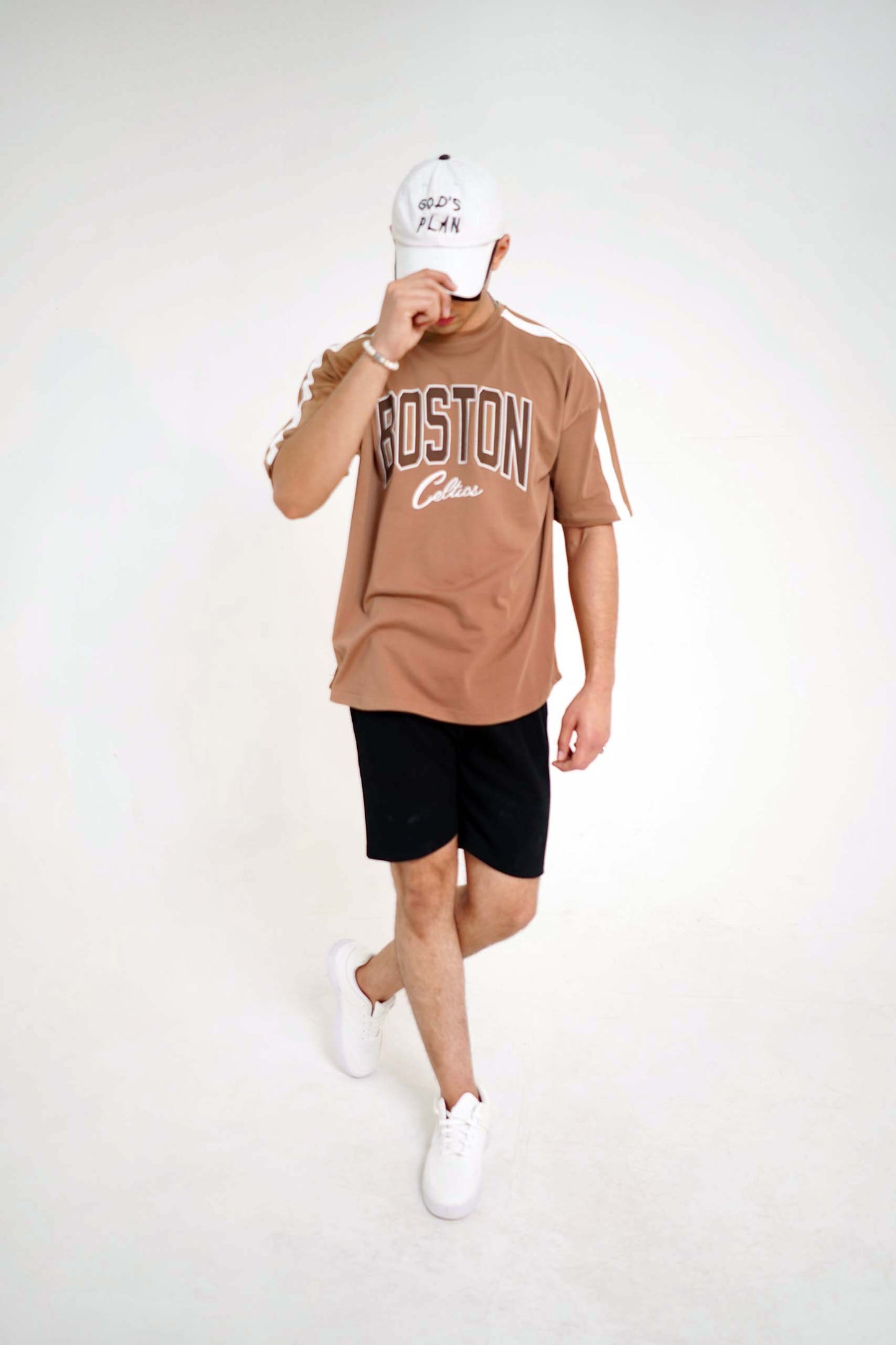 Boston Brown Oversized Tee