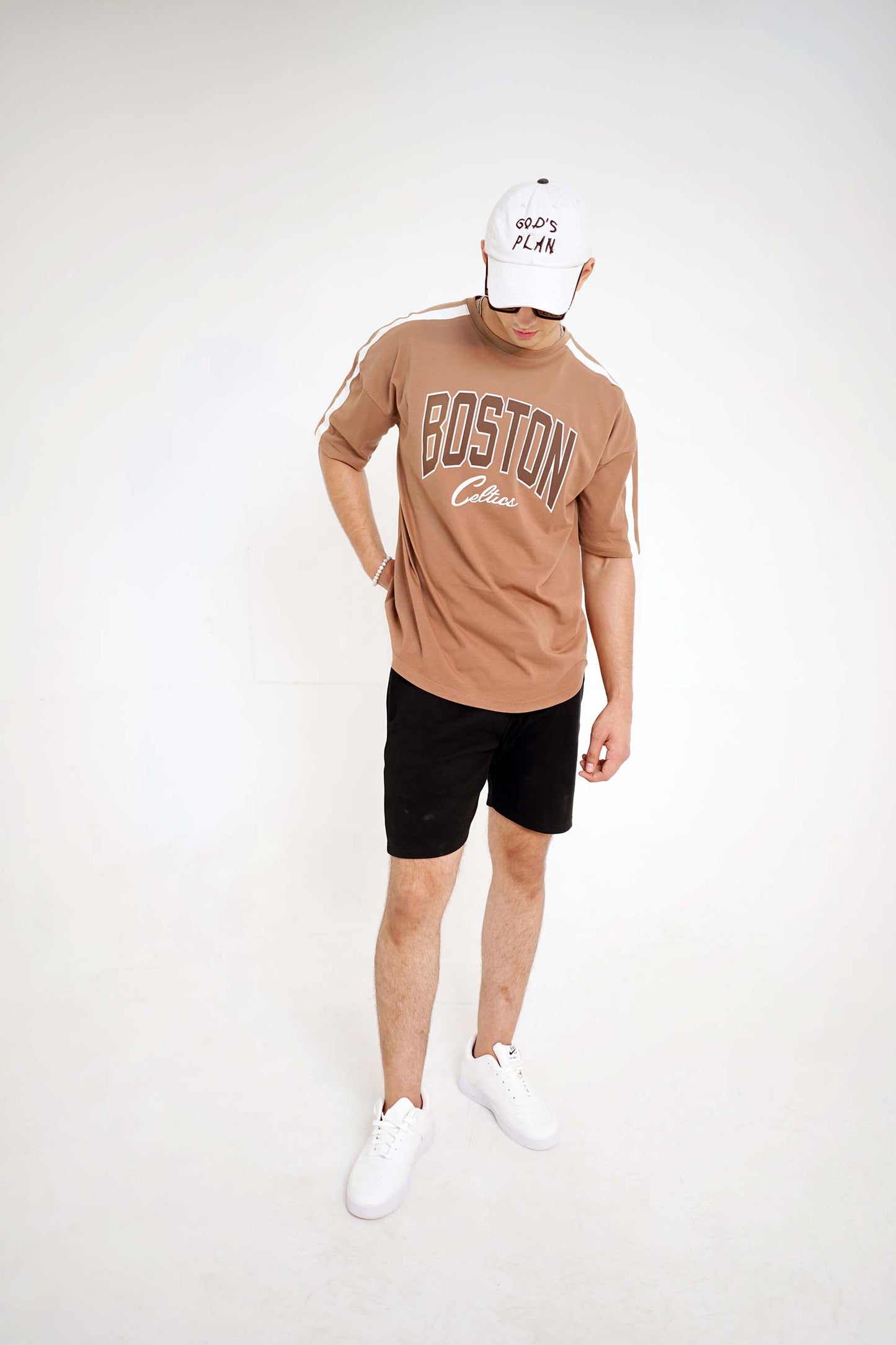 Boston Brown Oversized Tee