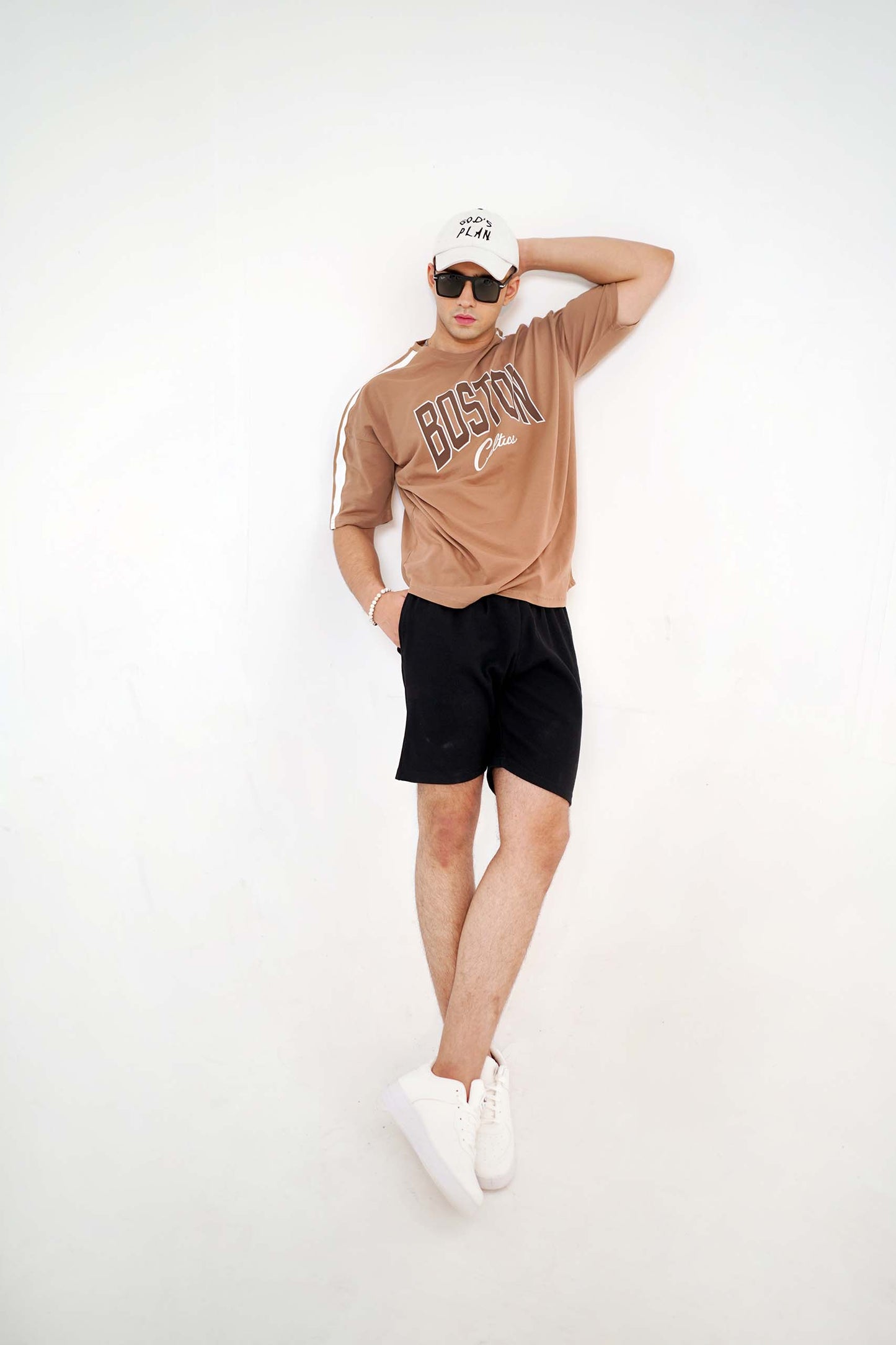 Boston Brown Oversized Tee