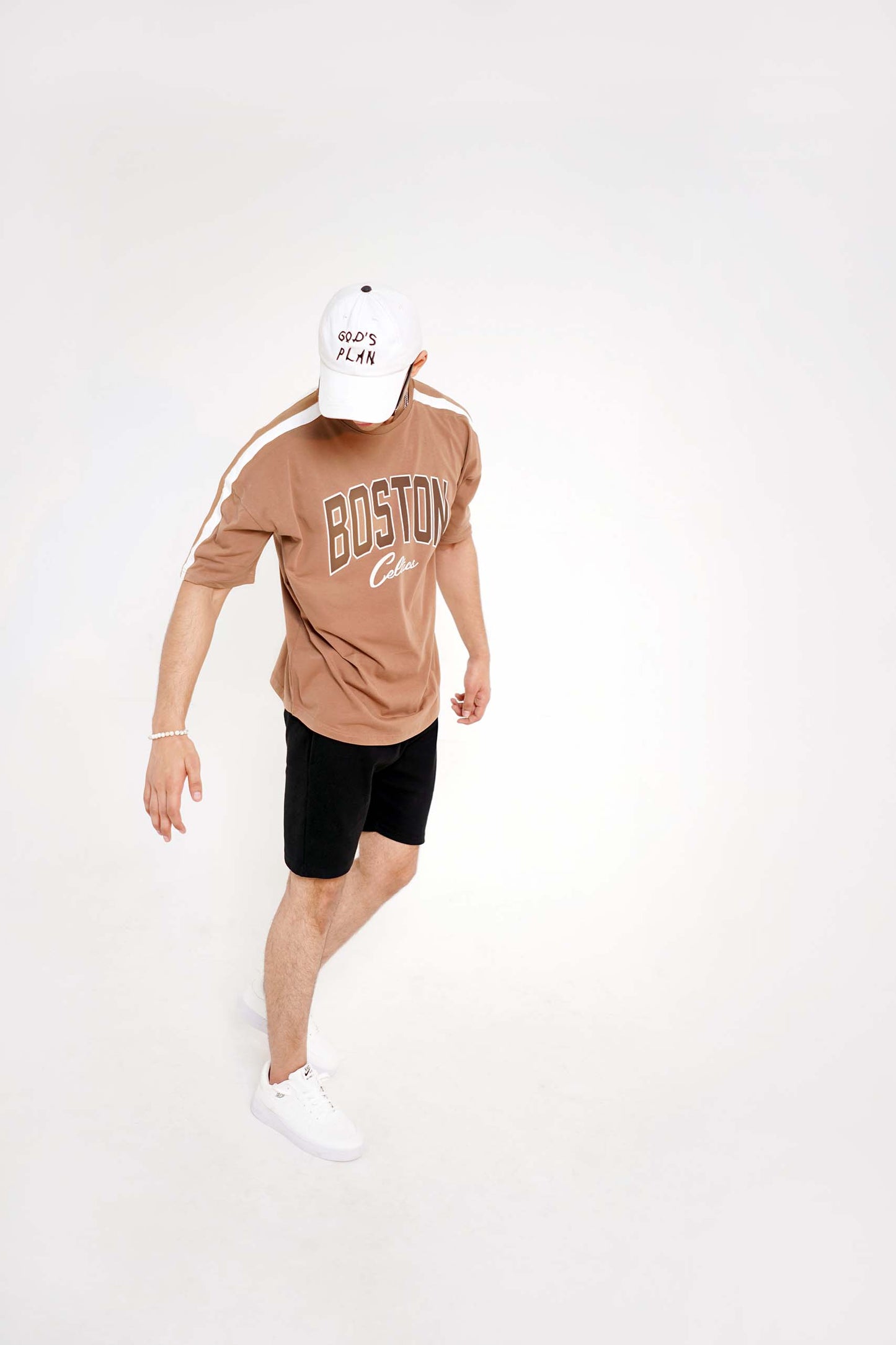 Boston Brown Oversized Tee