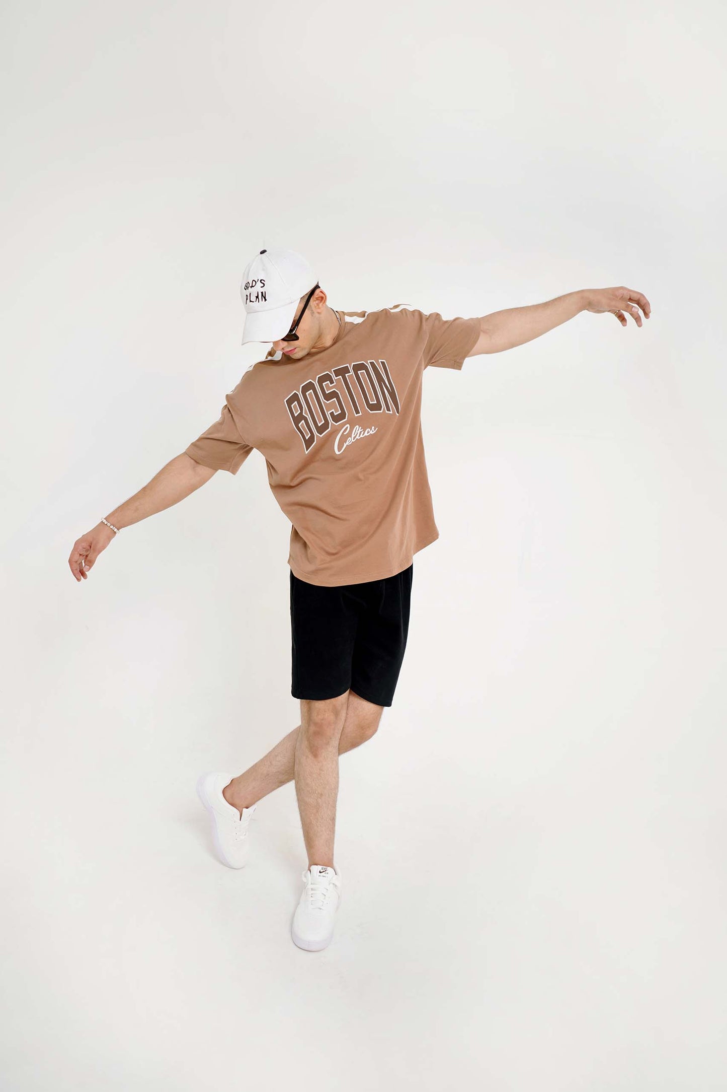 Boston Brown Oversized Tee