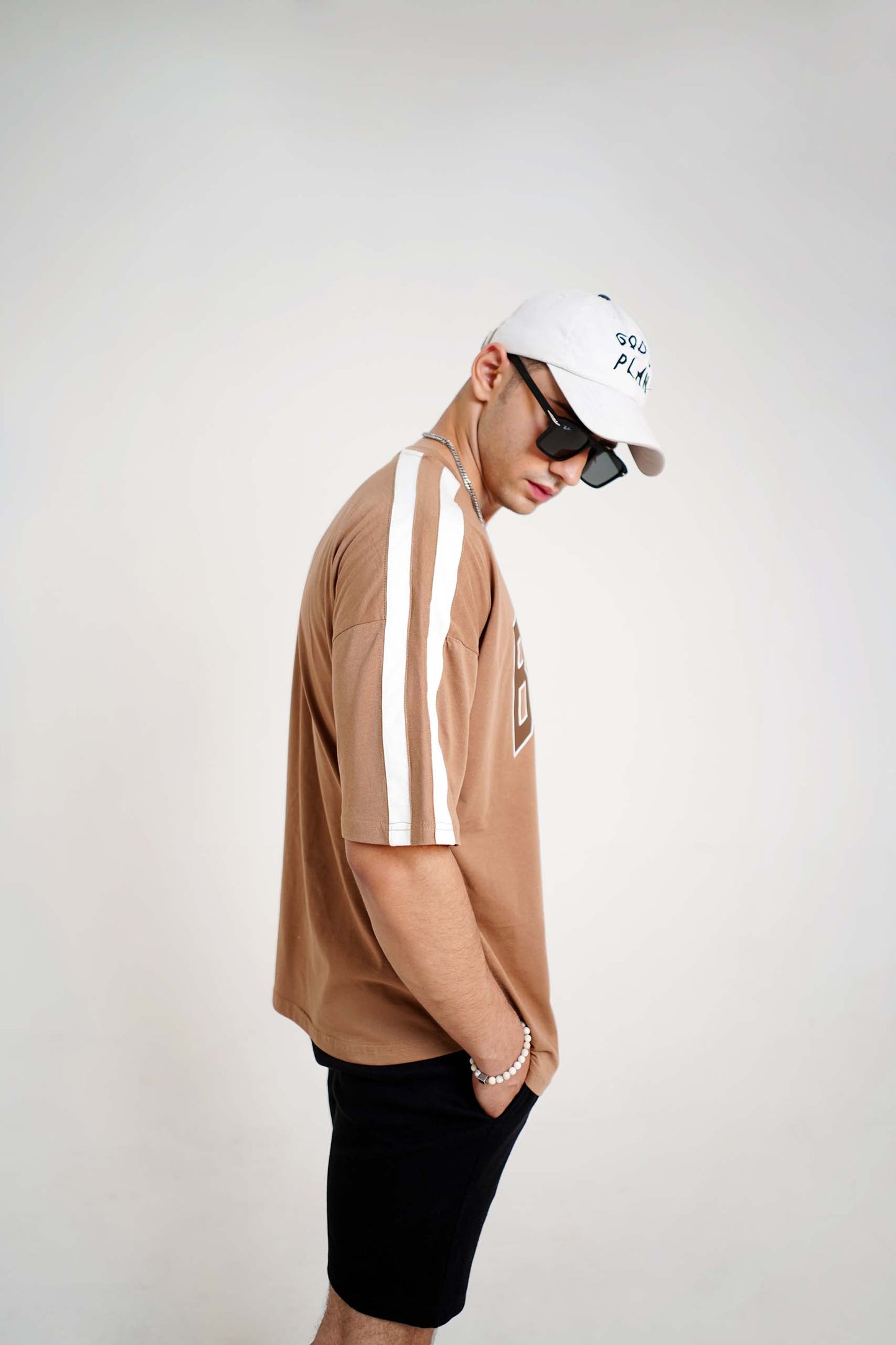 Boston Brown Oversized Tee