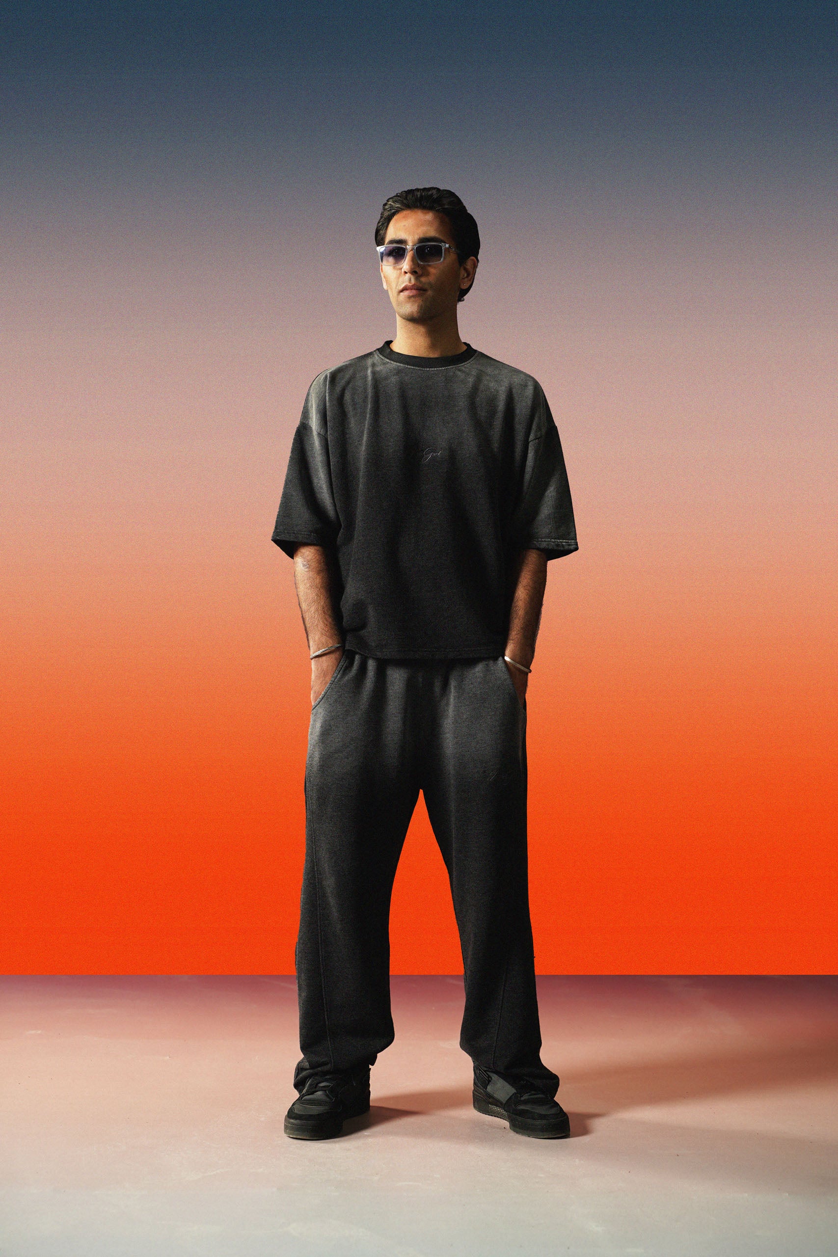 Gradient Washed Relaxed Fit Trouser