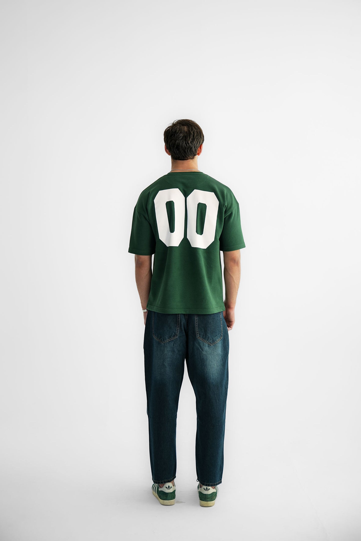 AG 00 Green Oversized Heavyweight Tee