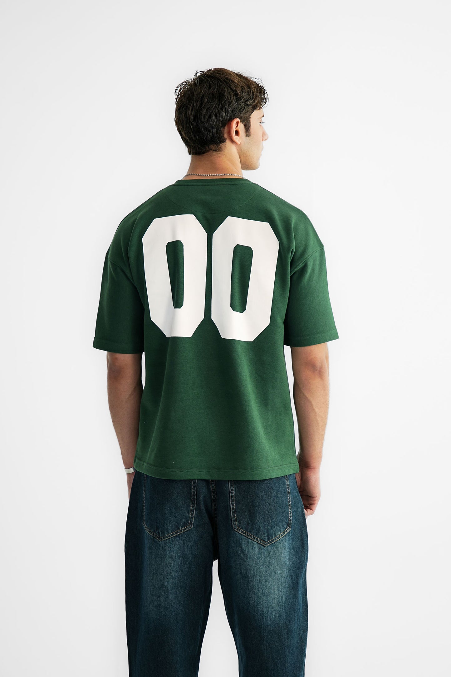 AG 00 Green Oversized Heavyweight Tee