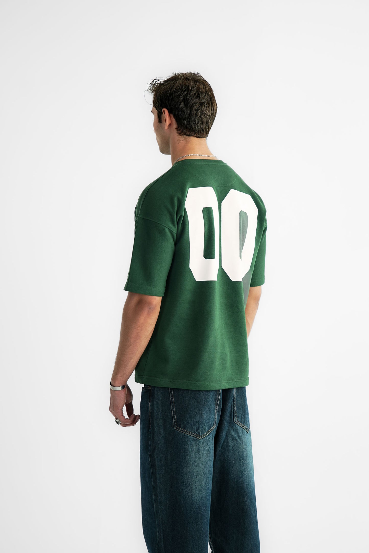 AG 00 Green Oversized Heavyweight Tee