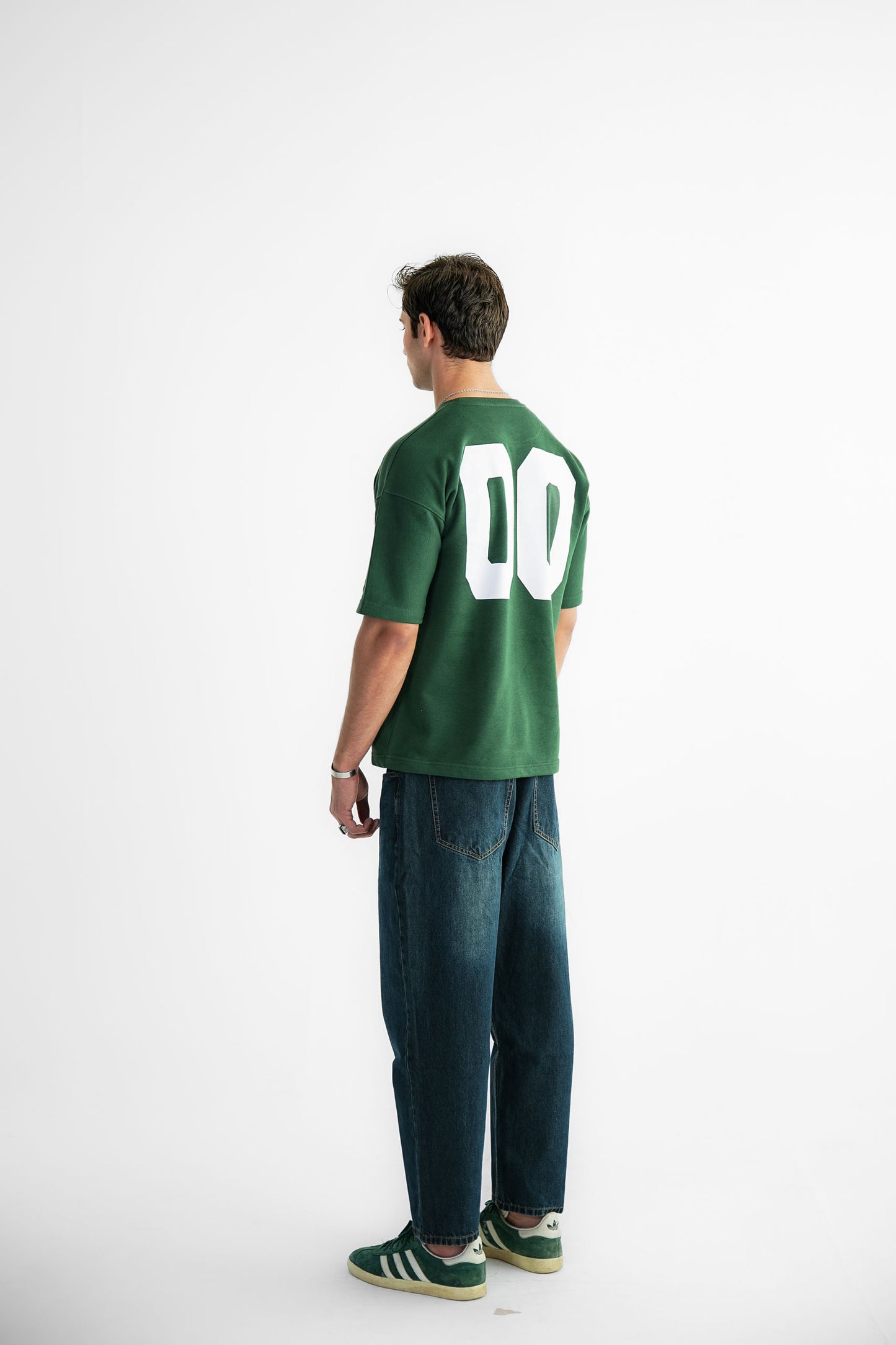 AG 00 Green Oversized Heavyweight Tee