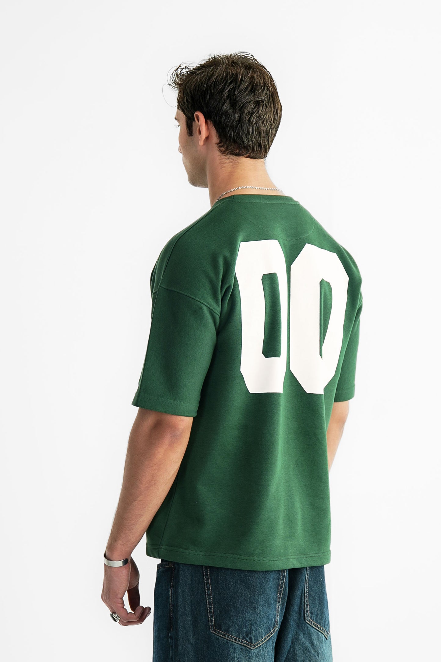 AG 00 Green Oversized Heavyweight Tee