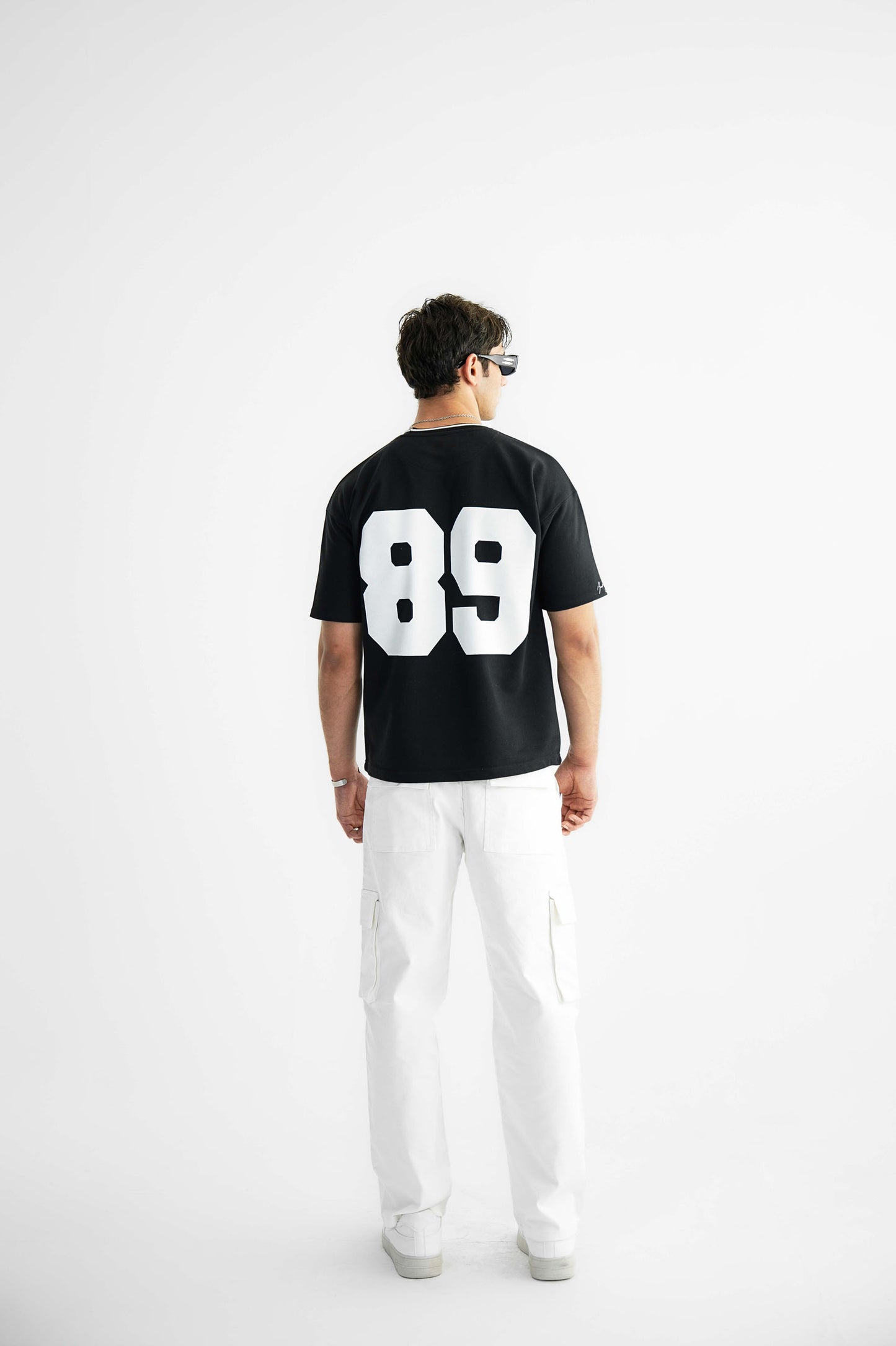 Boston 89 Black Oversized Heavyweight Tee