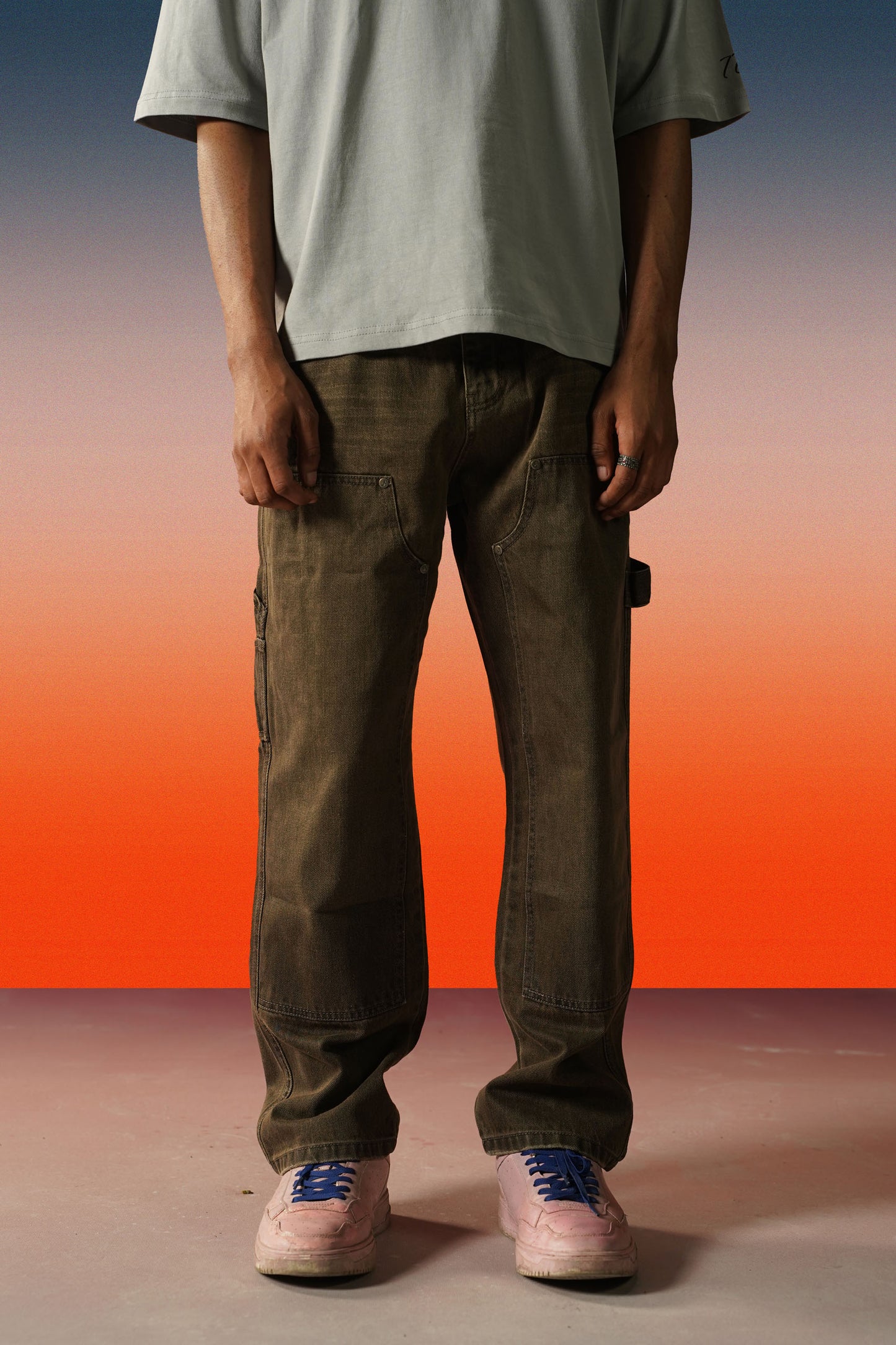 Vintage Brown Carpenter Jeans – Straight Fit