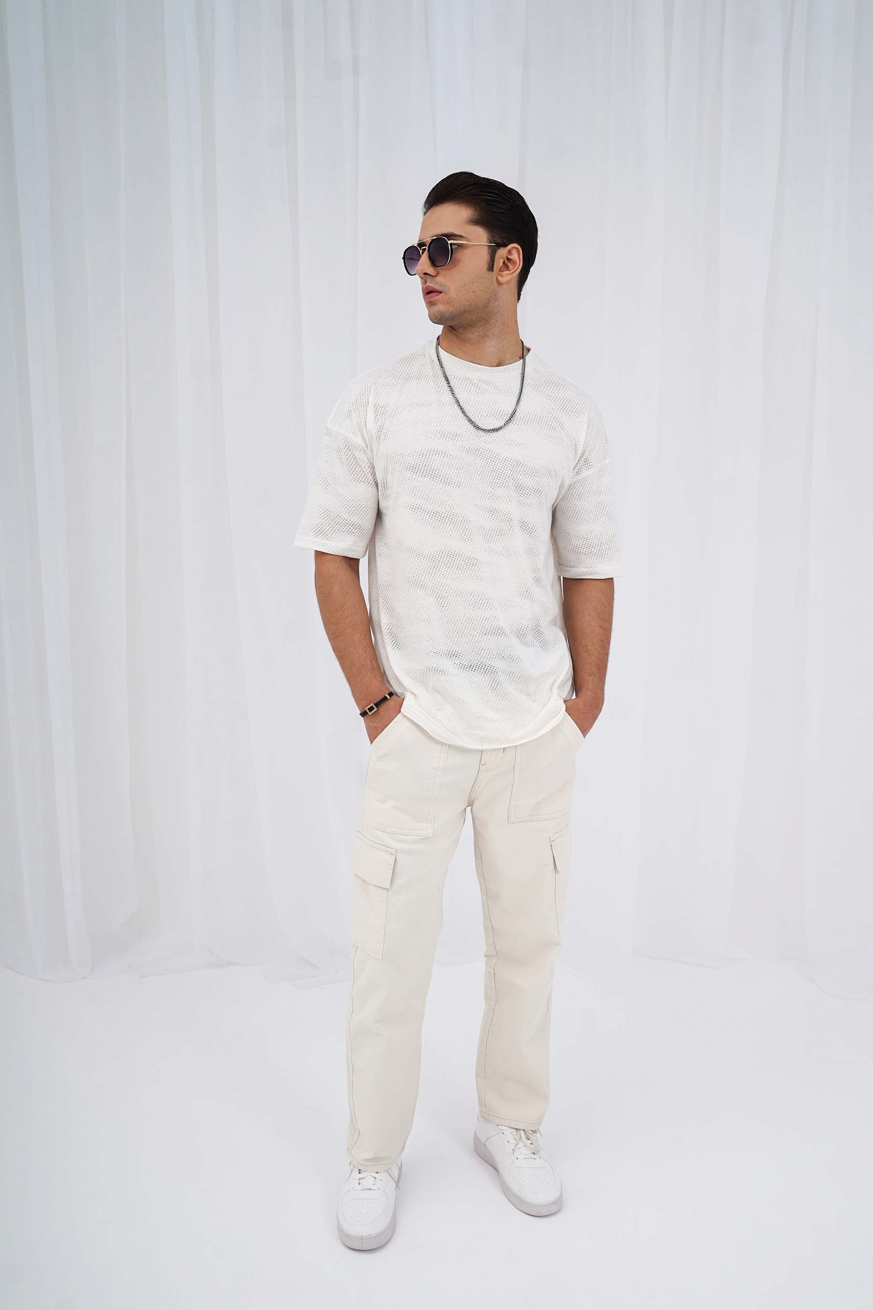 Off White Cargo Pants