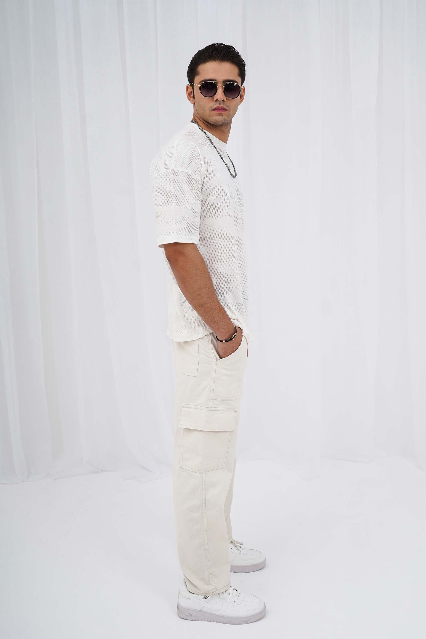 Off White Cargo Pants