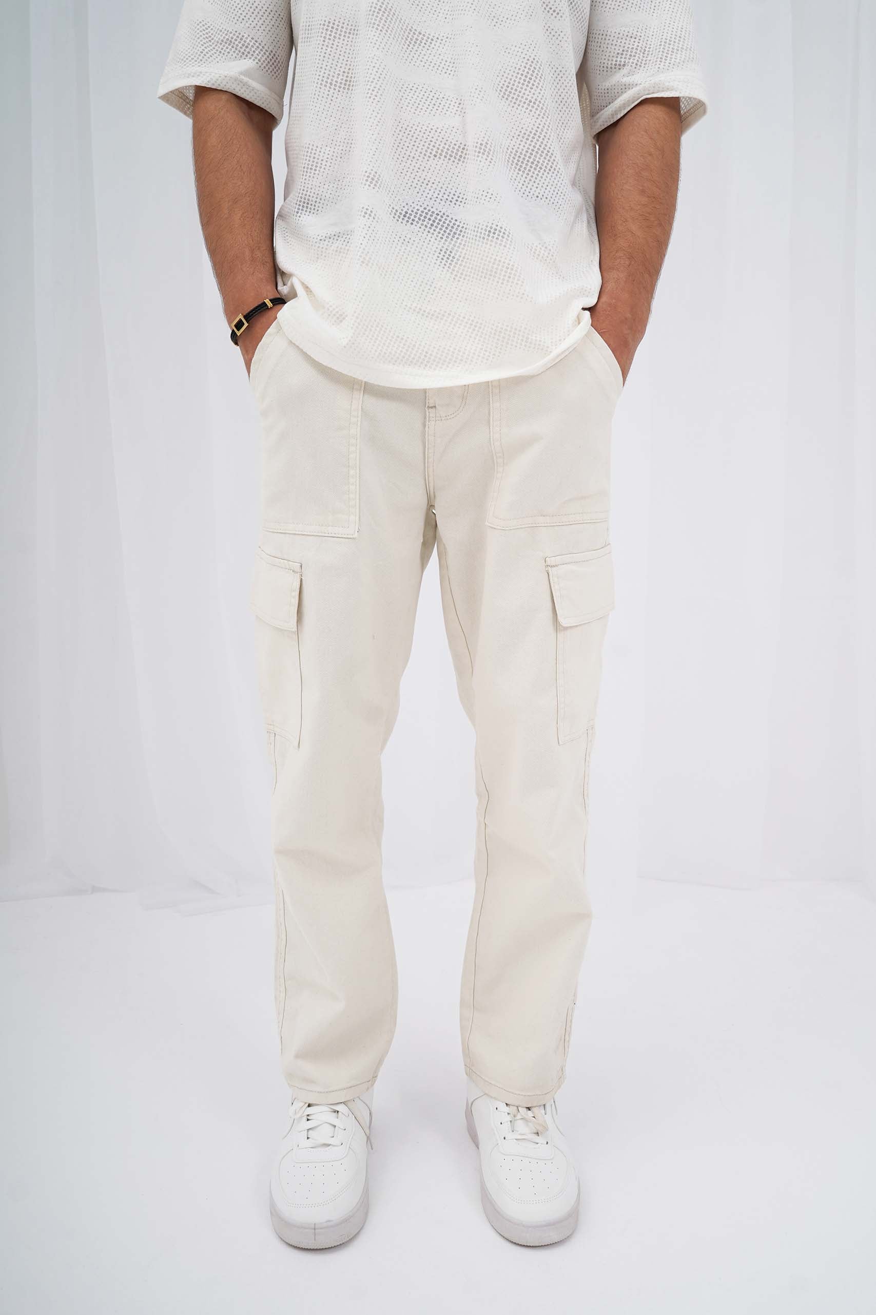 Off White Cargo Pants