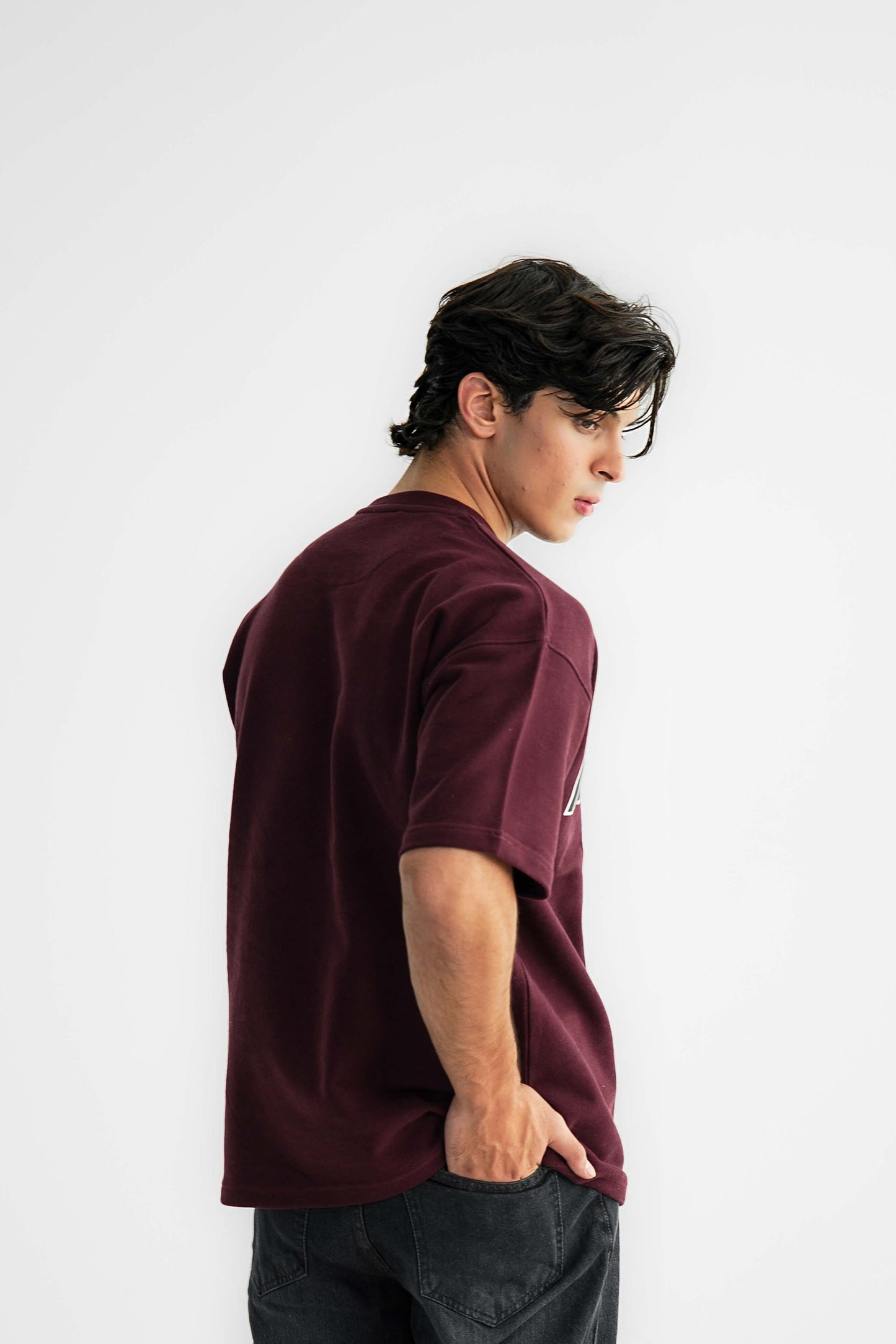 Nothing 0 Redwine Oversized Heavyweight Tee