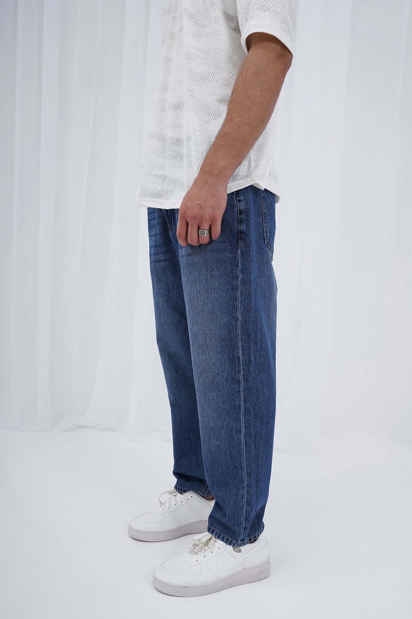 Dark Blue Jeans - Baggy Fit