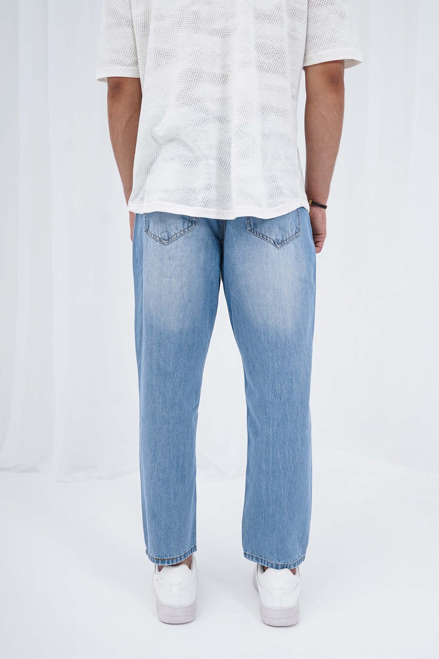 Sky Blue Jeans - Baggy Fit