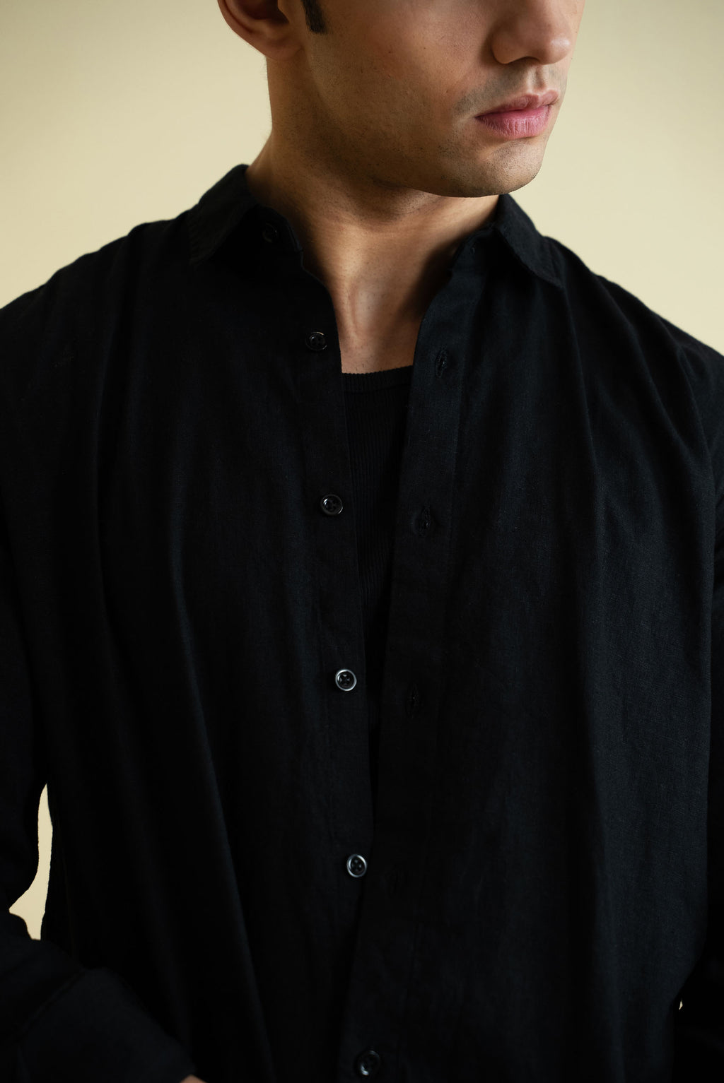 Linen Button Down Shirt (MCS-26)