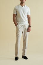 Crochet Knitted Polo Shirt (KPS-09)